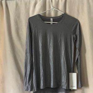 Lululemon Emerald Long Sleeve Silver Shine